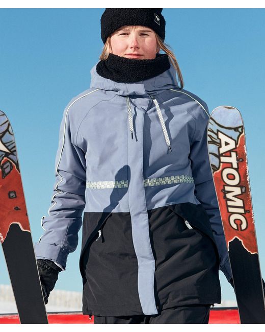 Roxy Blue Highridge Hoodie Jacket