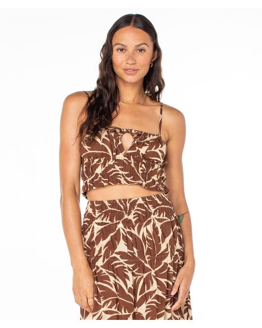 Roxy Multicolor Sunset Mist Ii Top