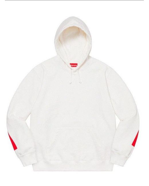 Supreme Ss21 Week 2 Big Logo Hooded Sweatshirt White for Men | Lyst