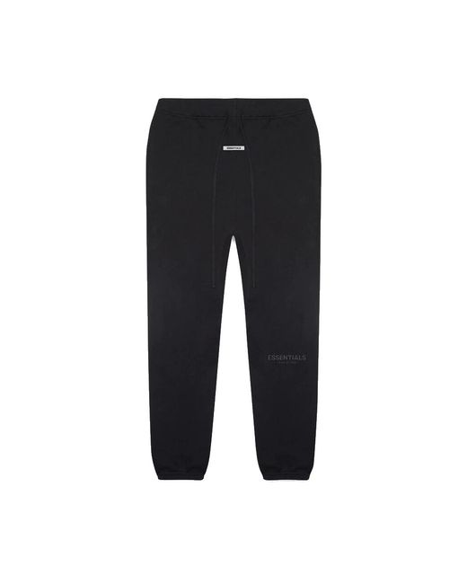 Fear Of God Essentials Reflective Sweatpants in Black | Lyst