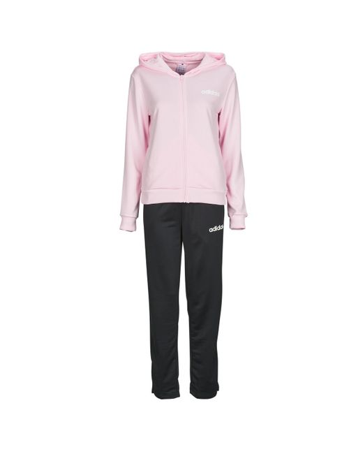 Adidas Pink Tracksuits Essentials Linear Track Suit