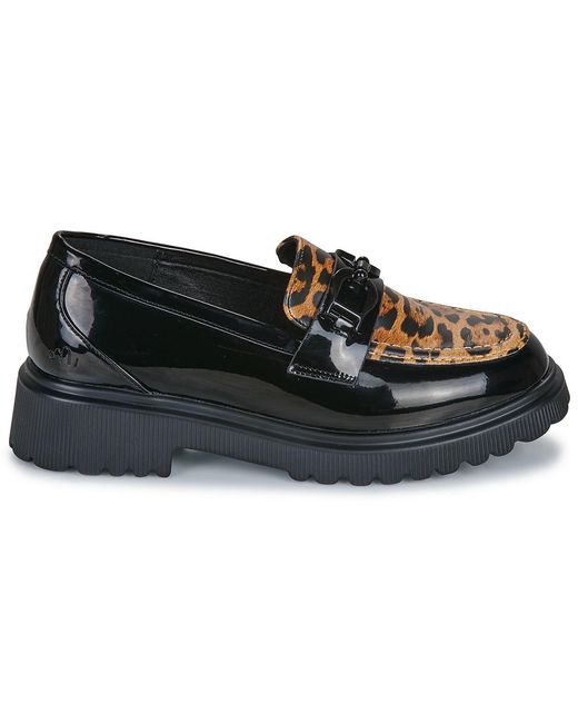 Moony Mood Black Loafers / Casual Shoes Canopia