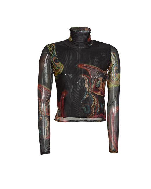 Desigual Black Friends Long Sleeve T-shirt