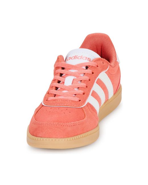 Adidas Pink Shoes (trainers) Breaknet Sleek Suede