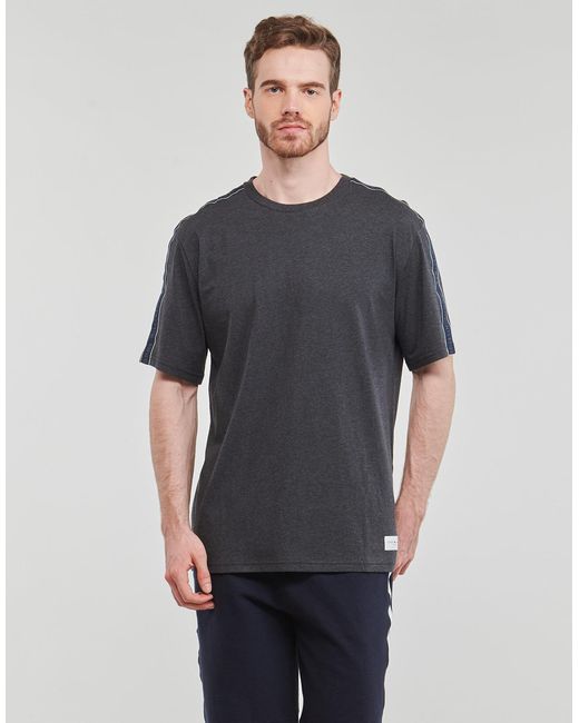 Tommy Hilfiger Gray T Shirt Ss Tee Logo for men