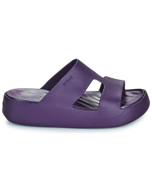 CROCSTM Purple Mules / Casual Shoes Getaway Platform H-strap