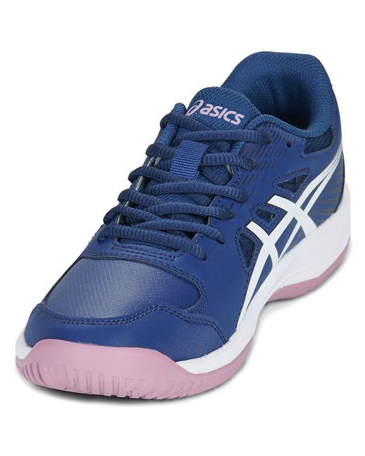 Asics Blue Shoes (trainers) Court Slide 4