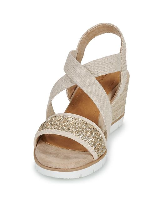 Tom Tailor Metallic Wedge Sandals Isabeau