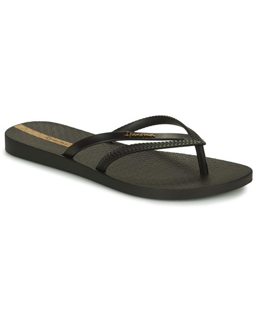 Ipanema Black Bossa Fem Flip Flops / Sandals (shoes)