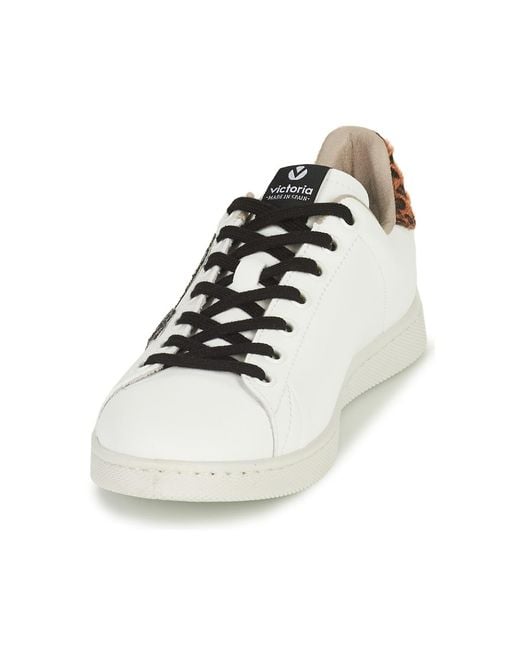 Victoria White Tenis Efecto Piel Glitter Shoes (trainers)