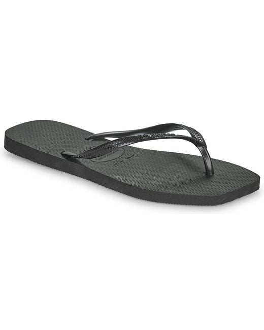 Havaianas Black Flip Flops / Sandals (shoes) Square