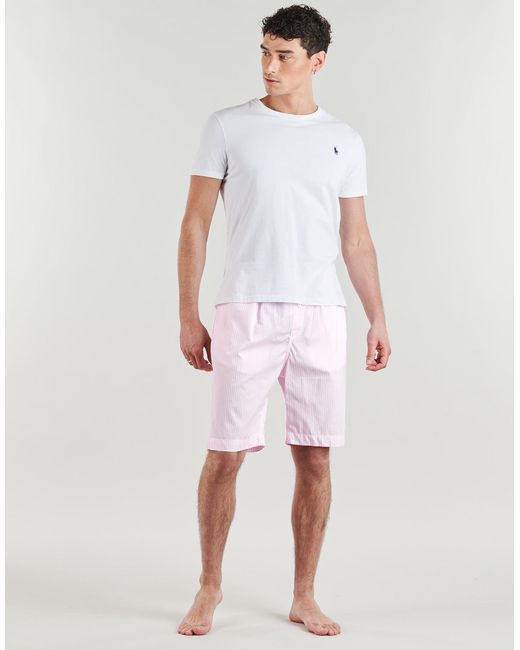 Polo Ralph Lauren Pink Shorts Sleep Short-sleep-bottom