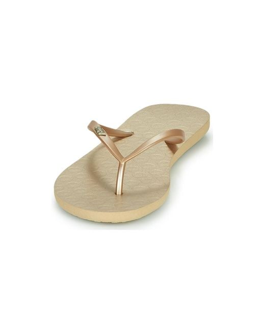 Roxy Metallic Viva V Flip Flops / Sandals (shoes)