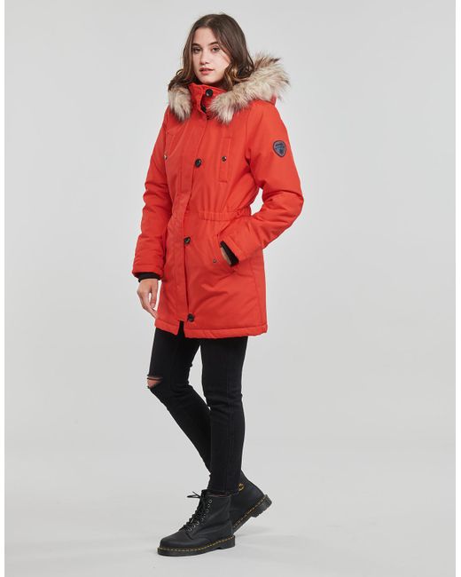 ONLY Red Onliris Fur Winter Parka Cc Otw Parka