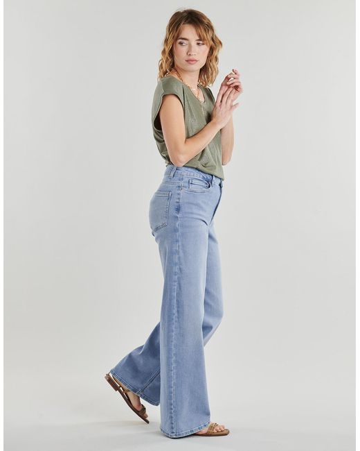 ONLY Blue Flare / Wide Jeans Onlmadison Blush Hw Wide