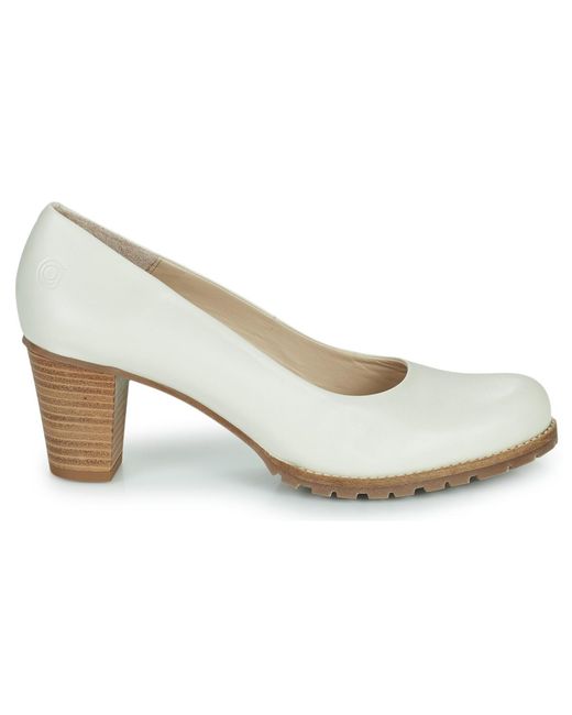 Casual Attitude White Harche Heels