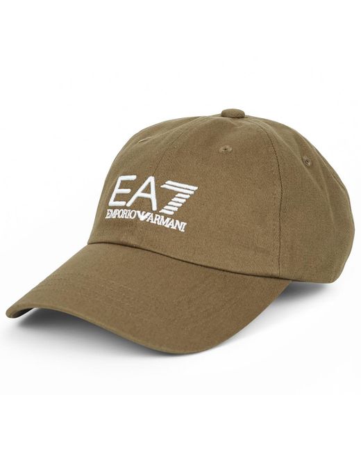 EA7 Green Cap Train Core Id U Logo Cap for men