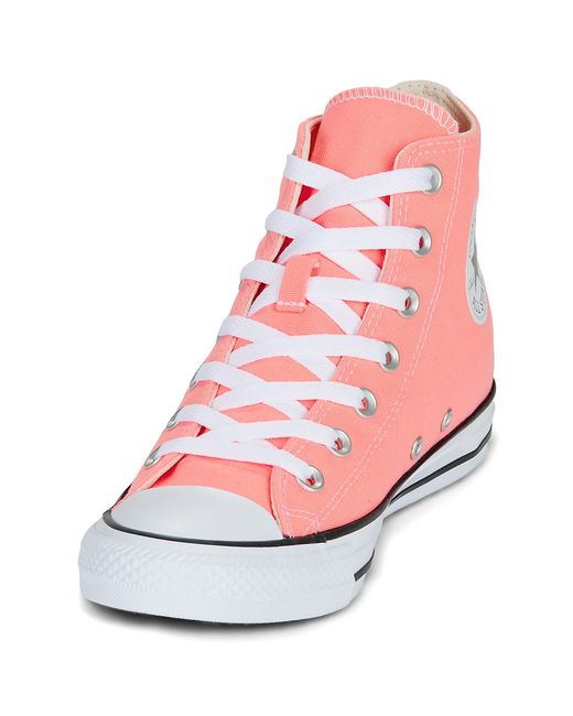 Converse Pink Shoes (high-top Trainers) Chuck Taylor All Star