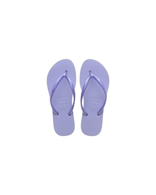 Havaianas Purple Flip Flops / Sandals (shoes) Slim Flatform