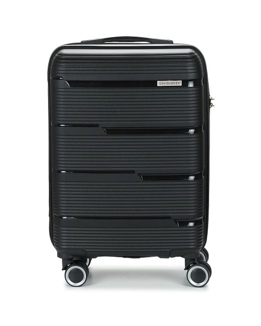 David Jones Black Hard Suitcase Ba-8003-3 for men