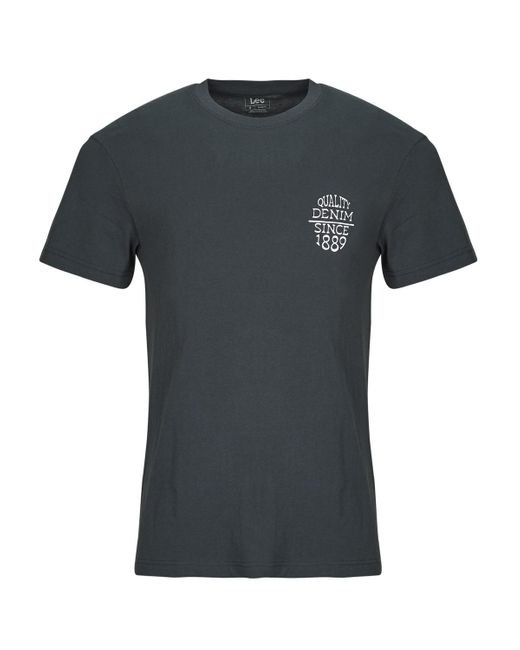 Lee Jeans Gray T Shirt Relaxed Tee for men