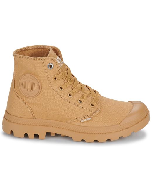 Palladium Natural Mid Boots Mono Chrome for men