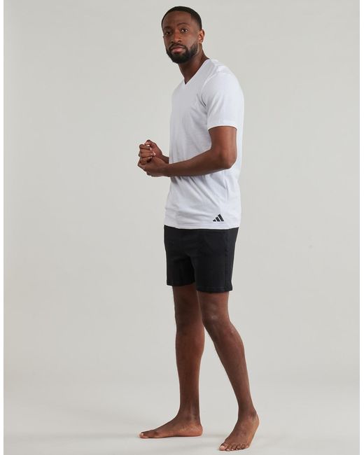 Adidas Blue T Shirt Active Core Cotton Pack De 3 for men