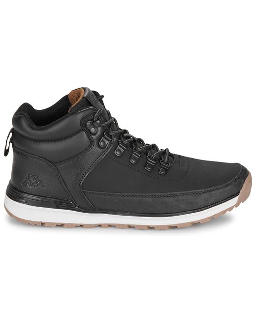 Kappa Black Mid Boots Logo Monsi Mid for men