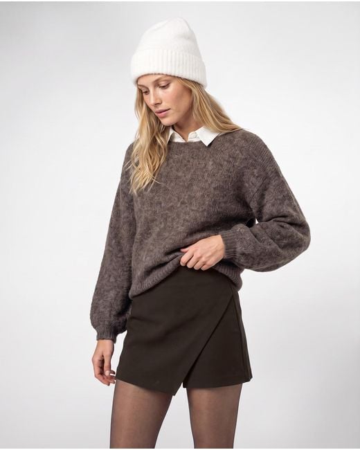 ONLY Brown Short Skirts Onlmist-yasmine Wrap Skort