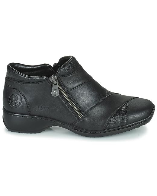 Rieker Black Saloma Mid Boots