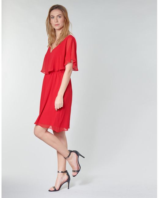 Naf Naf Red Lazale Dress