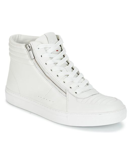 HUGO White Futurism Hito Mtzp1 Shoes (high-top Trainers) for men