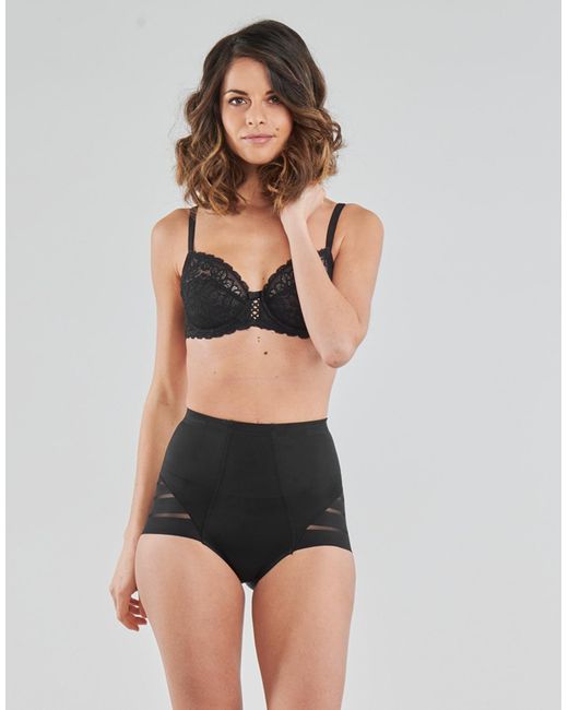Dim Black Diam's Control Culotte Haute Knickers/panties