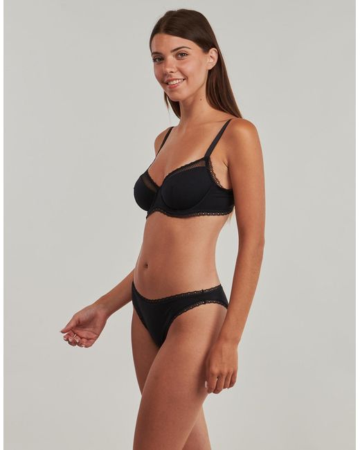 Passionata Black Underwire Bras Charlotte Wired Demi Bra