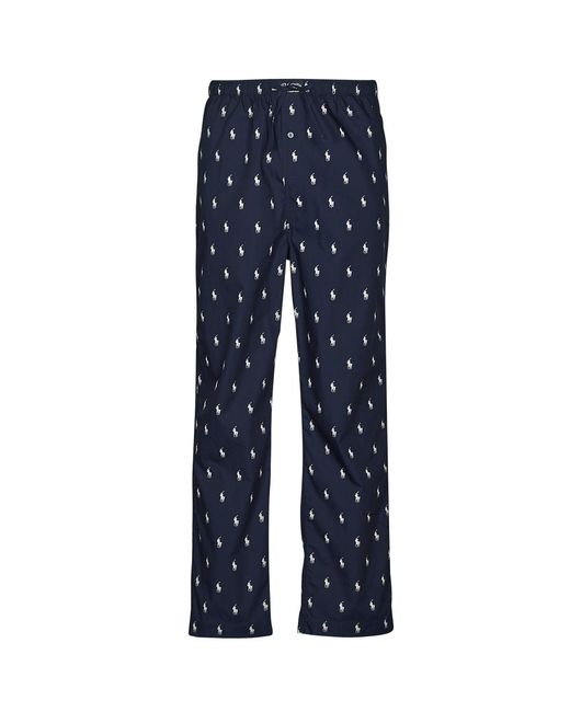 Polo Ralph Lauren Blue Sleepsuits Sleepwear-pj Pant-sleep-bottom for men