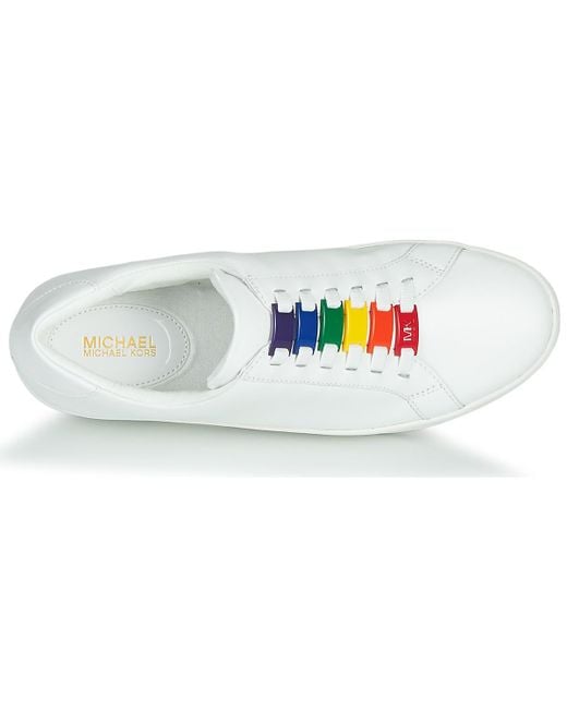 michael kors cameron leather sneaker