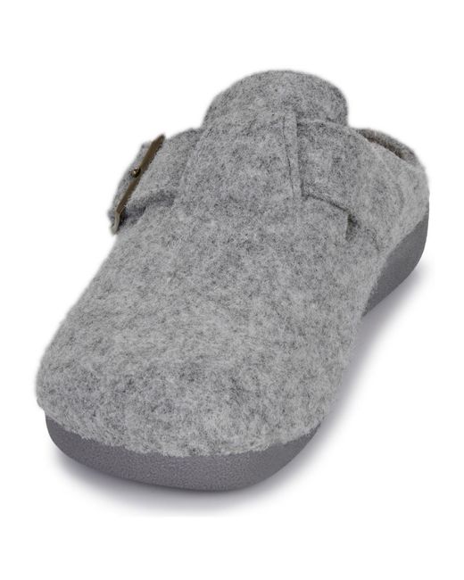 Josef Seibel Gray Flip Flops Cara 01