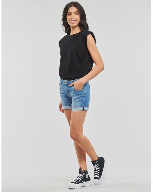 Moony Mood Blue Inyute Shorts