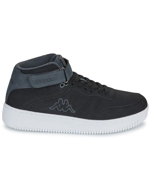 Kappa Black Shoes (high-top Trainers) Logo Maserta 4 Md for men