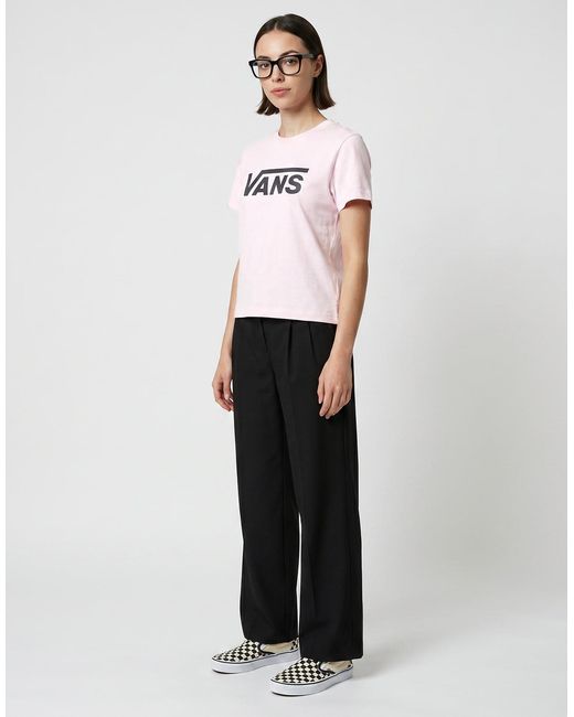 Vans Pink T Shirt Flying V Crew Ss Tee