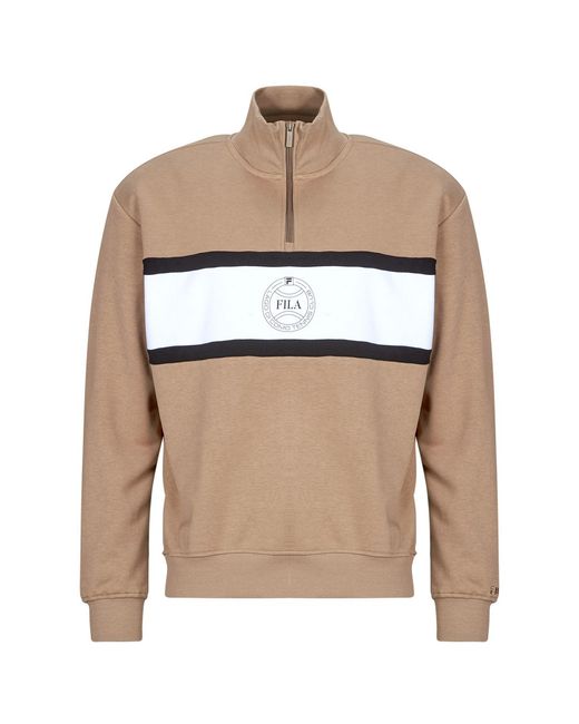 Fila Brown Sweatshirts Parella Loose Half-zip Sweatshirt for men