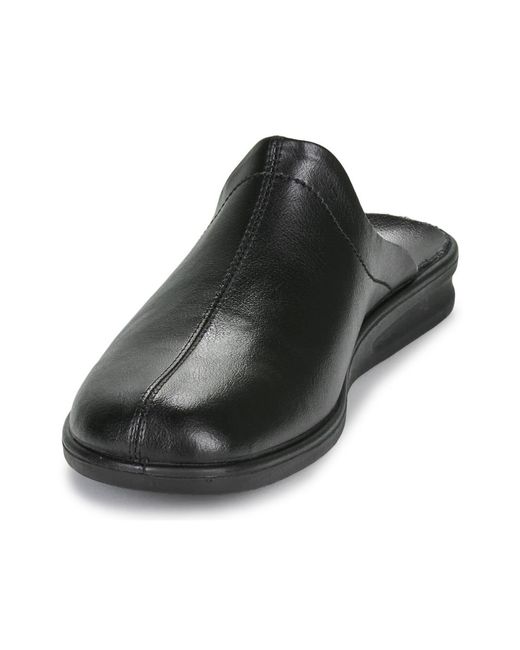 Josef Seibel Black Flip Flops Belfort 450 for men