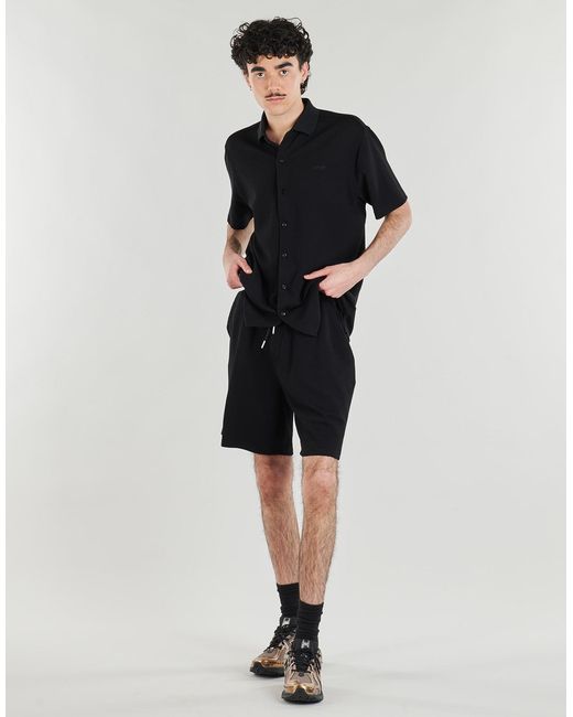Schott Nyc Black Shorts Tr Clay 30 for men