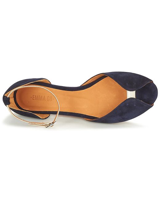 Emma Go Leather Juliette Sandals in Blue - Save 1% - Lyst