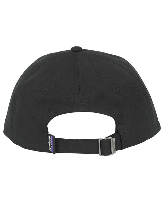 Patagonia Black P-6 Label Trad Cap