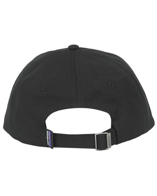 Patagonia Black P-6 Label Trad Cap