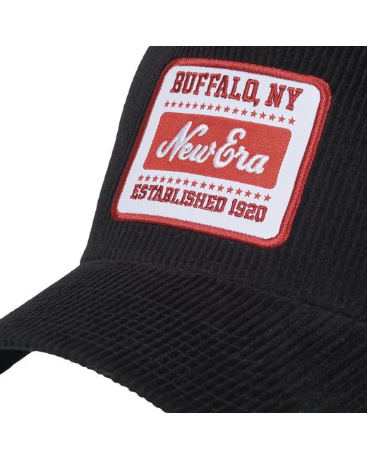 KTZ Black Cap Cord Patch Trucker