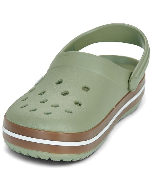 CROCSTM Green Clogs (shoes) Crocband Gum Clog for men