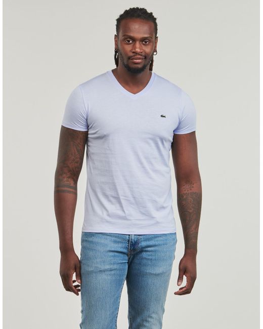 Lacoste Blue T Shirt Th6710 for men