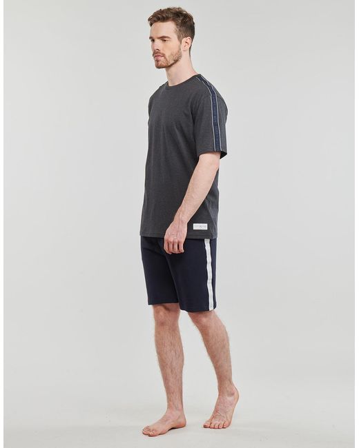 Tommy Hilfiger Gray T Shirt Ss Tee Logo for men